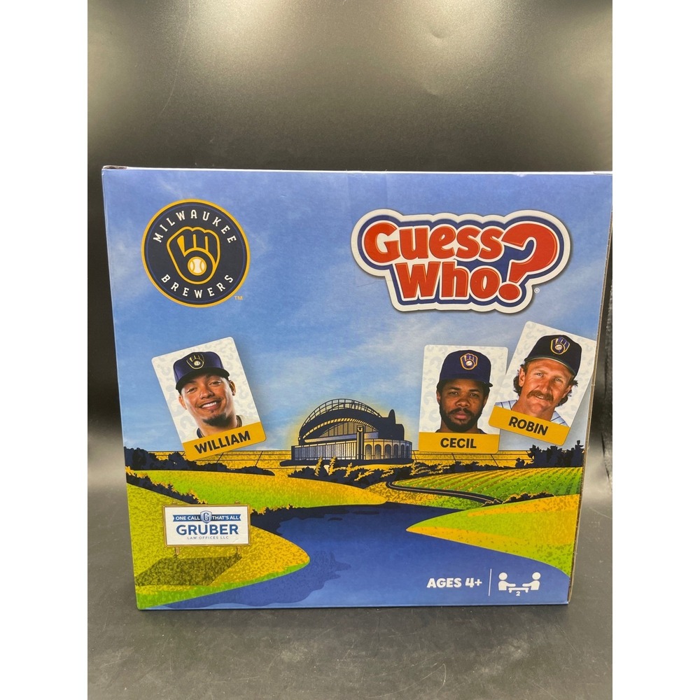 Milwaukee Brewers Guess Who Board Game MLB Baseball Edition Robin Yount Sealed